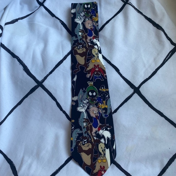 Looney Tunes 100% Silk Vintage Tie - Picture 1 of 6